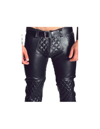 Mister B Leather Jeans Padded