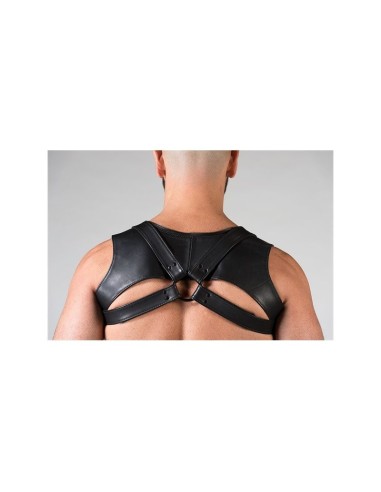 Leather Sleeveless Crop Hoodie - Small (36-41)