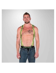 Neoprene Heckler Harness Black / Green - Small / Medium