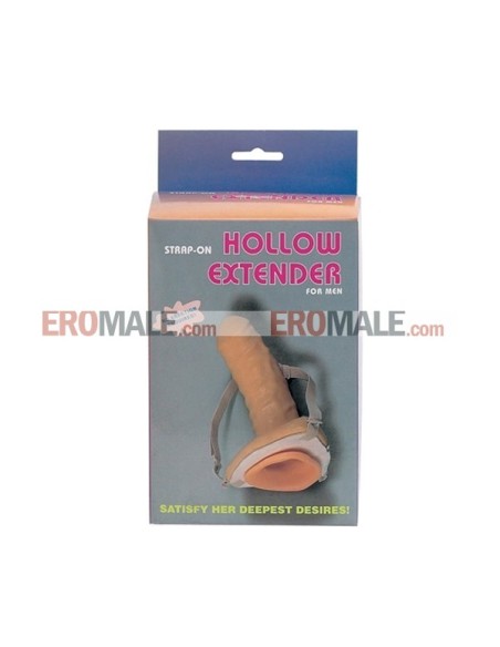 Strap-On Hollow Extender For Men