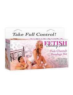 Pink Cheetah Bondage Kit