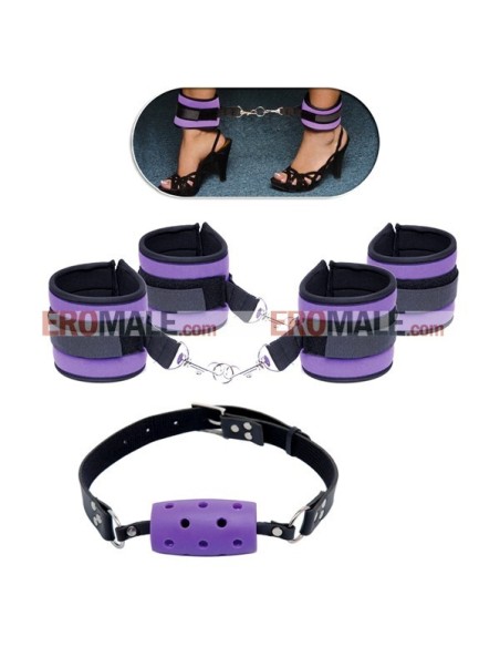 Purple Pleasure Bondage Set