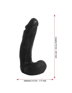 DP046 Cute Recruit Dildo Black 16 cm / 6.30"