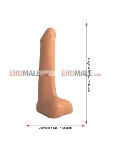 DP050 GI John Dildo Flesh 20 cm / 7.88"