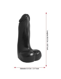 DP054 Anal Trainer Dildo Black 20.5 Cm / 8.07"