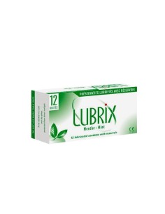 Preservativi Lubrix Mentolo 12 Unità