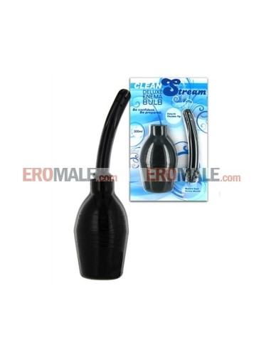 CleanStream - Deluxe Enema Bulb - Black