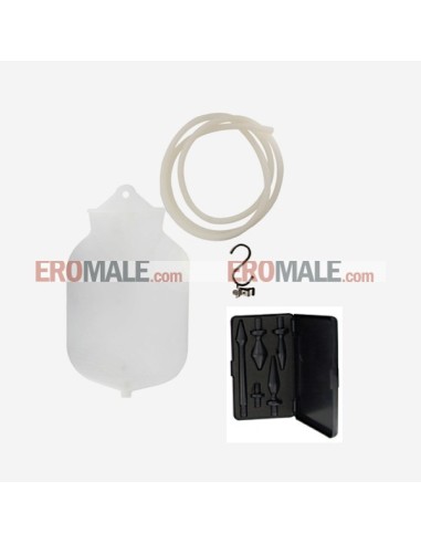 CleanStream - Premium Silicone Enema Set - Clear
