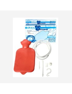 CleanStream - Premium Silicone Enema Set - Red 2