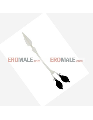 CleanStream - Silicone Anal Catheter With Bulbs