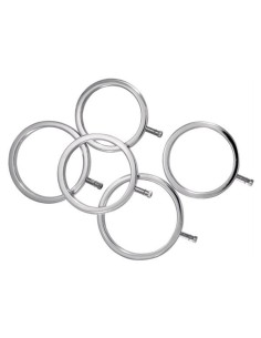 Electrastim Metal Penisring Set 5 pcs