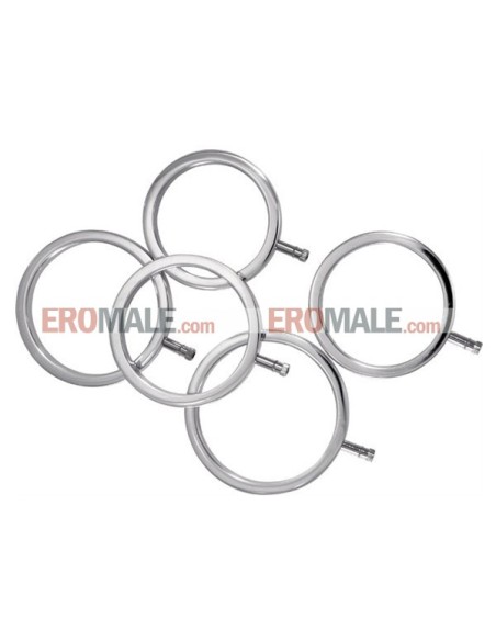 Electrastim Metal Penisring Set 5 pcs