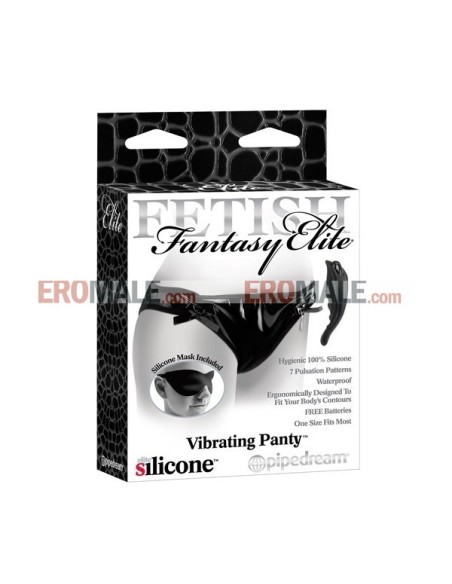 Fantasy Elite Vibrating Panty Black Fetish