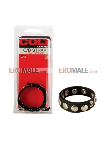 Colt 8 Snap Fastener Leather Strap