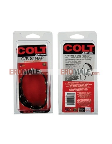 Colt 8 Snap Fastener Leather Strap