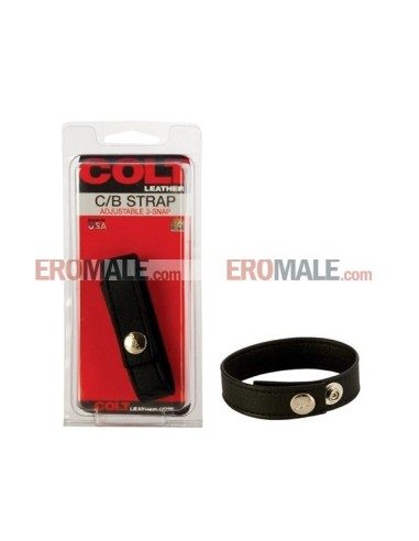 Colt Adjustable 3 Snap Leather Strap