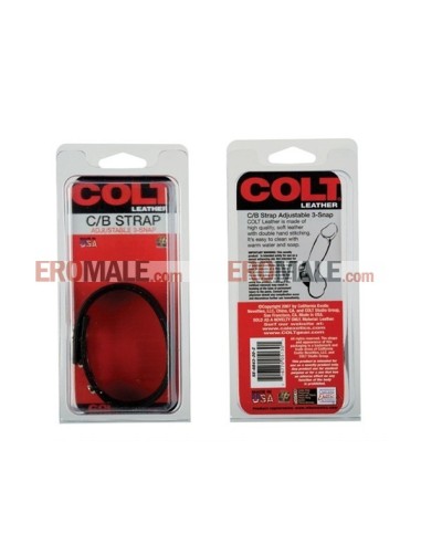 Colt Adjustable 3 Snap Leather Strap
