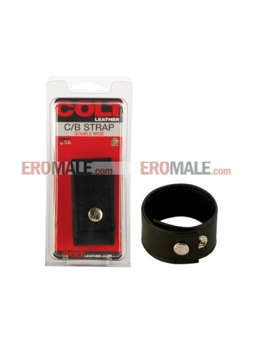 Colt Double Wide Leather Strap