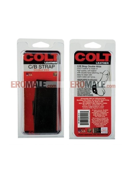 Colt Double Wide Leather Strap