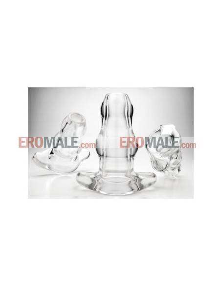 Double Tunnel Plug Extra Large - Clear