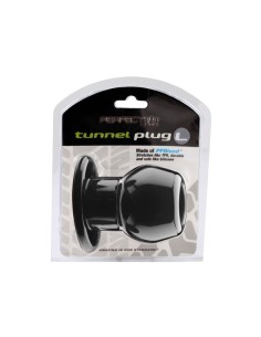 Ass Tunnel Plug Silicone TPR Large - Black