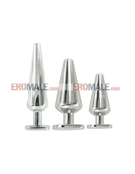 Stainless Steel Butt Plug - Large