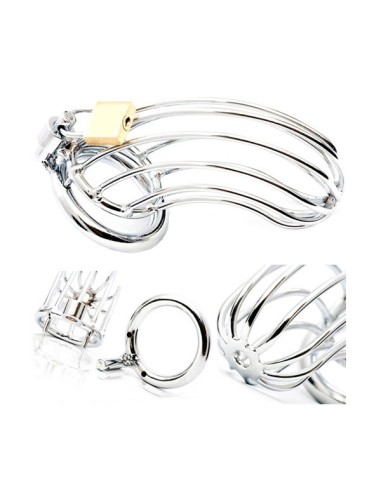 Male Chastity Device - Bird Cage - Stainless Steel