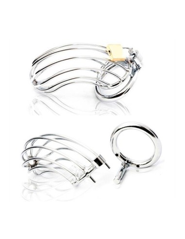 Male Chastity Device - Bird Cage - Stainless Steel