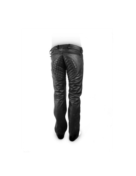 Leather Jeans Padded
