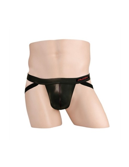 Wet Look Jock Extra Large, Black 34/36