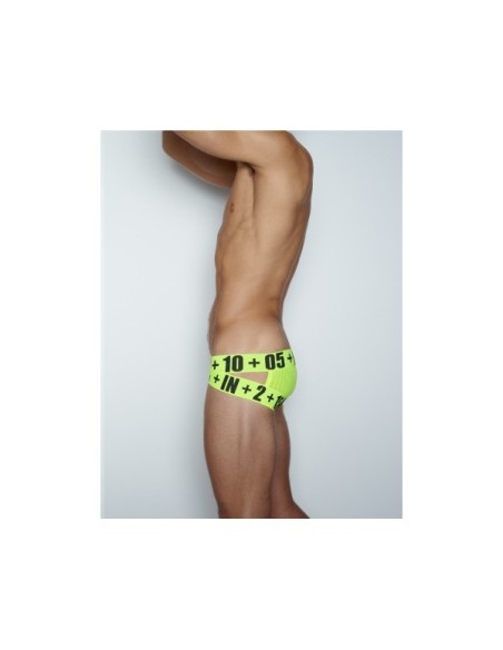 6913 / Hustle Brief - Bright Grass/Phantom