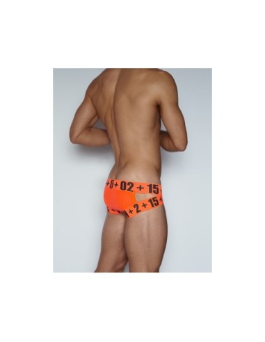 6913/ Hustle Brief - Neon Orange/Phantom