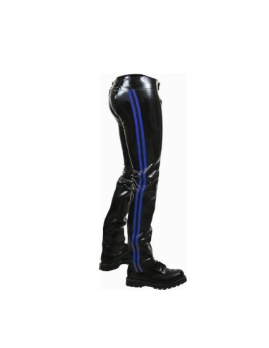 Rubber shorts and Pants Rubber Chaps Blue Striped