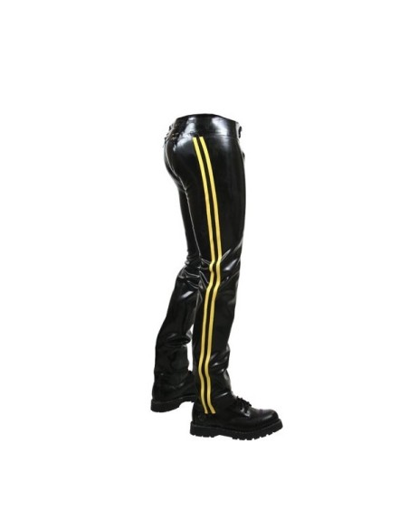 Rubber shorts and pants Rubber Chaps Yellow Striped