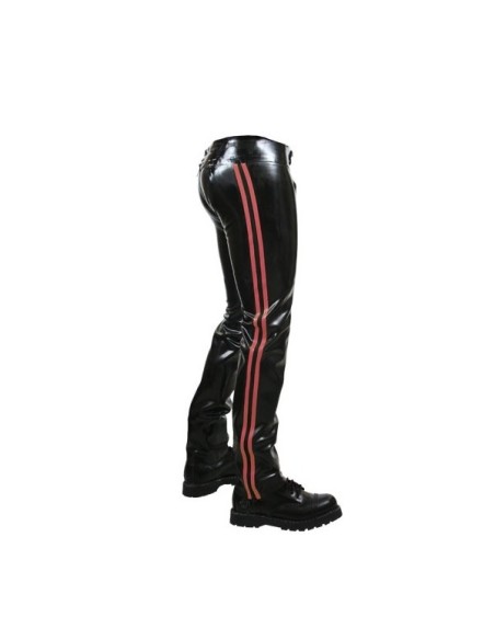 Rubber shorts and pants Rubber Chaps Red Striped