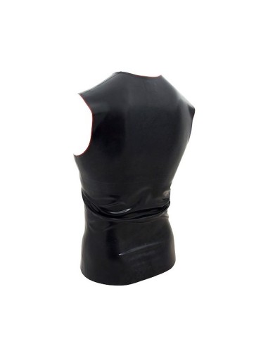 Rubber Shirts Sleeveless FIST T Red Trimming