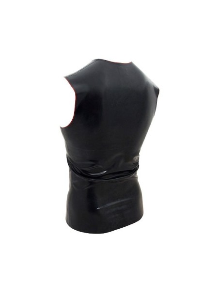 Rubber Shirts Sleeveless FIST T Red Trimming