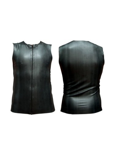 Rubber Shirts Sleeveless T with Zip