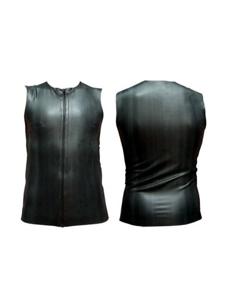 Rubber Shirts Sleeveless T with Zip