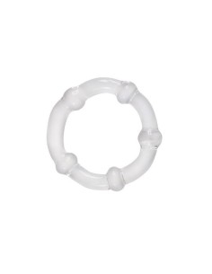 Falcon - Glass Cock Ring 40 mm. - Clear