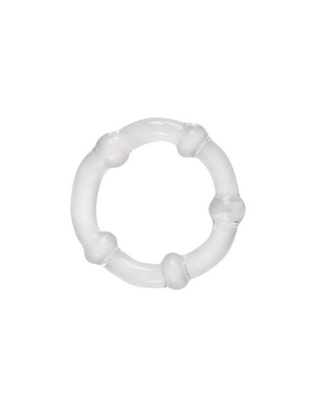 Falcon - Glass Cock Ring 40 mm. - Clear