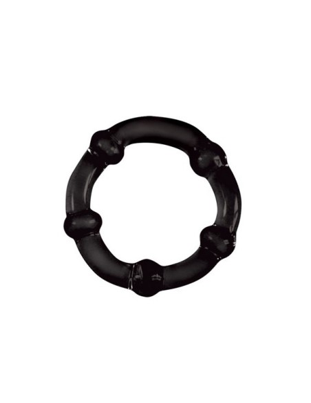 Falcon - Glass Cock Ring 45 mm. - Black