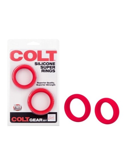 Colt Silicone Super Rings - Red