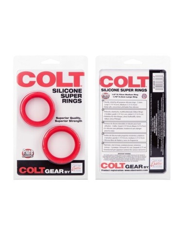 Colt Silicone Super Rings - Red