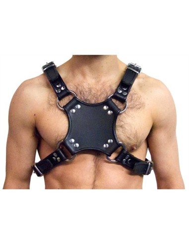 Harnesses Mister B Leather Walking Harness Black-Black