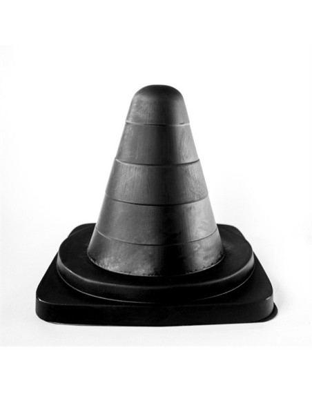 All Black Traffic Cone 19 cm