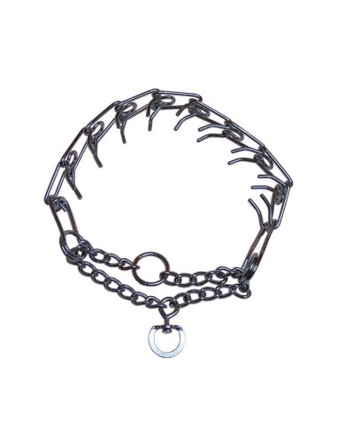 Leather Torquator Collar Chrome