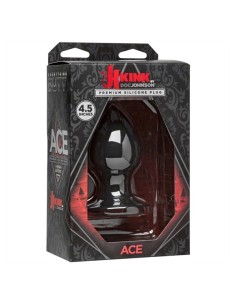 Flow Fill Silicone Anal Douche Accessory - Black