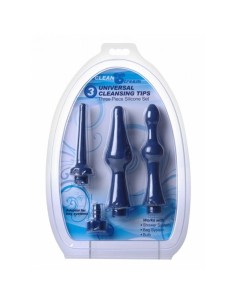 CleanStream - Universal 3 Piece Silicone Enema Attachment Se 2