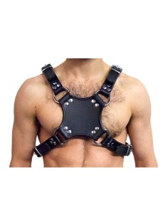 Leather Walking Harness Black-Black